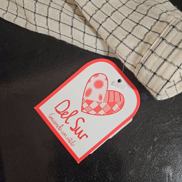 Del Sur Boys Window Pane Shirt and Shorts 4T - Picture 4 of 4